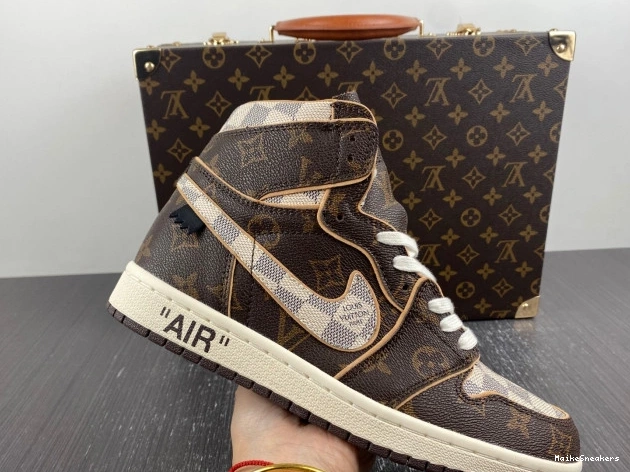 MaikeSneakers x Air Jordan 1 LV OFF-WHITE 0812